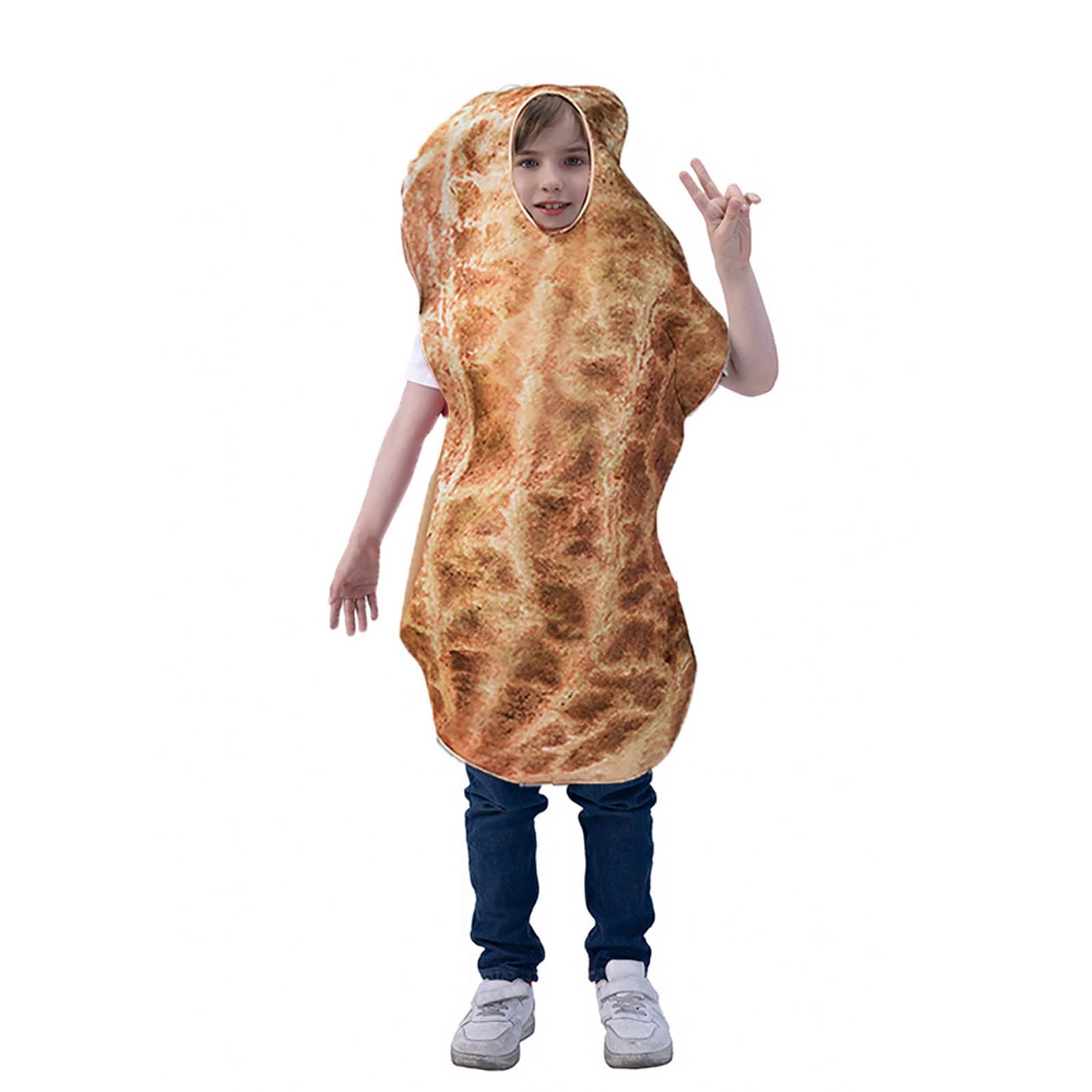 Faschingskostüme Kinder Lustiges Erdnuss Kostüm Für Bühnen Performance Verspieltes Höfisches Cosplay Outfit Für Kids Komische Nuss Verkleidung Fasching Und Karneval Kinderkostüme Junge