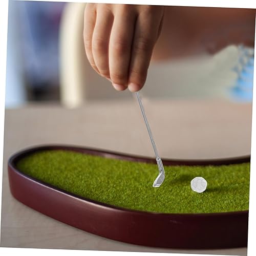 Miniatura 6 de SUPVOX Juego de 3 pelotas de golf en miniatura para mini-casa de golf, material de larga duración