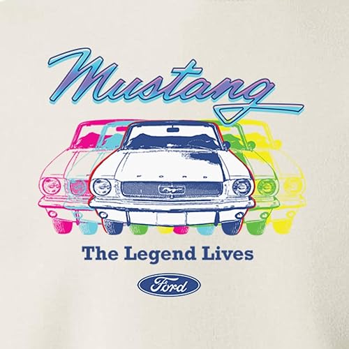 Miniatura 10 de Wild Bobby Ford Mustang Neon Vintage Muscle Car Legend Lives Cars and Trucks - Sudadera con capucha unisex