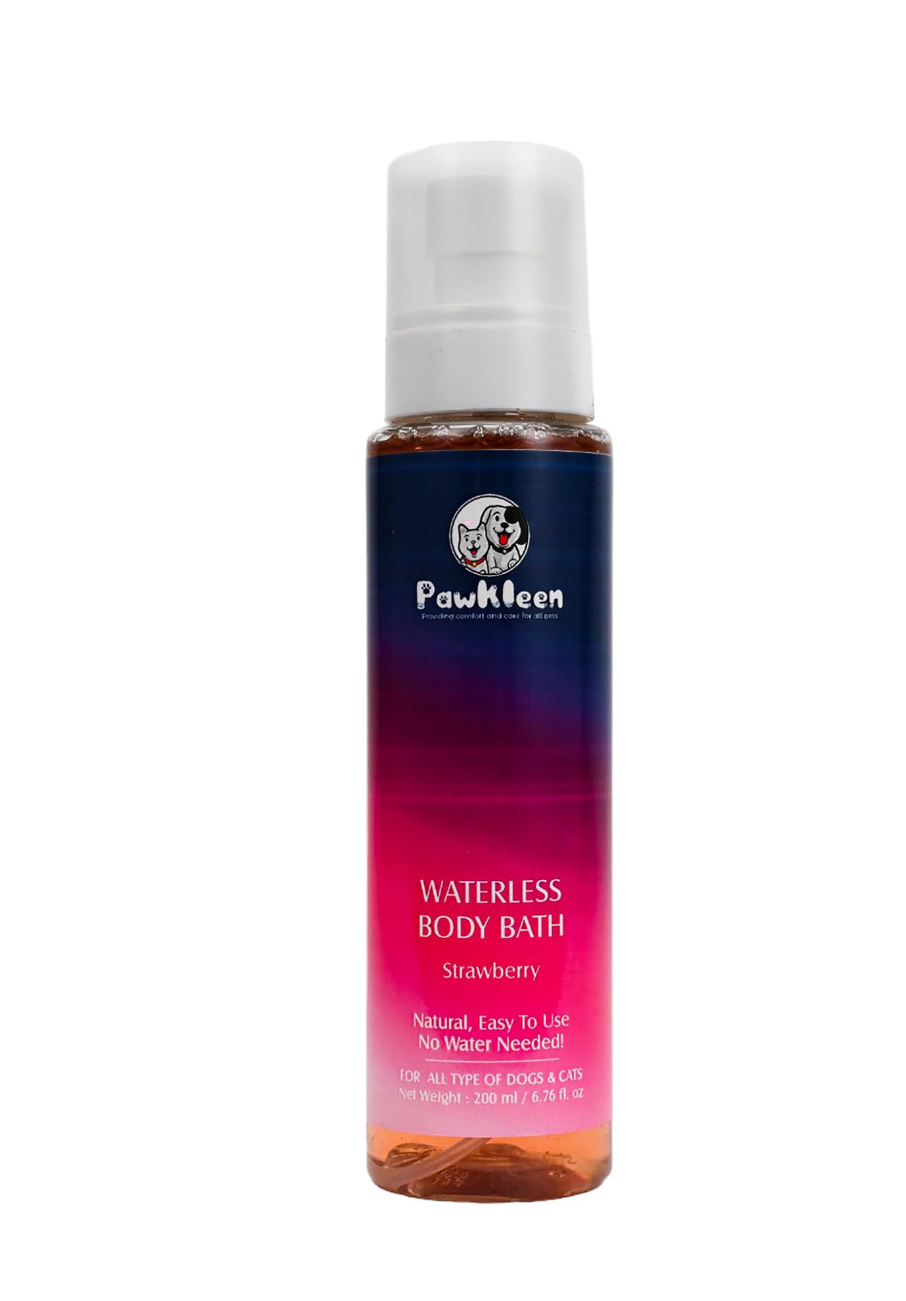 PAWKLEEN Dog And Cat Instant Waterless Body Bath|Water Less,Sulfate Free,Paraben Free,Ph Balanced|Easy To Use & Suitable For Dogs & Cats And Pups Of All Breads_(200 Milliliter)_(Flavour-Strawberry) (B0CQ4S8CRF) Amazon Price History, Amazon Price Tracker