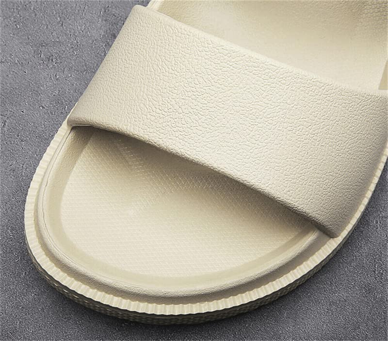 CHUUMEE Mens Sandals Leather Slide Sandals Open Toe Back Strap Comfortable Summer Casual Beach Shoes3