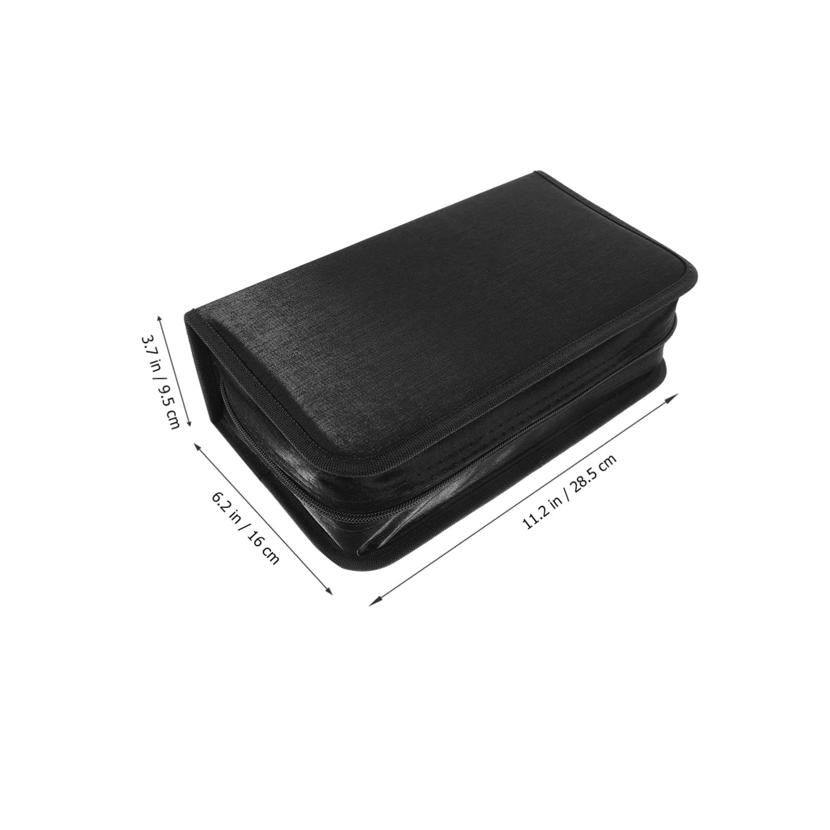 Alipis Borsa Porta CD 128 Pezzi Mercerizzato 2pezzi Custodia Protettiva e Riutilizzabile per Dvd e Dischi
