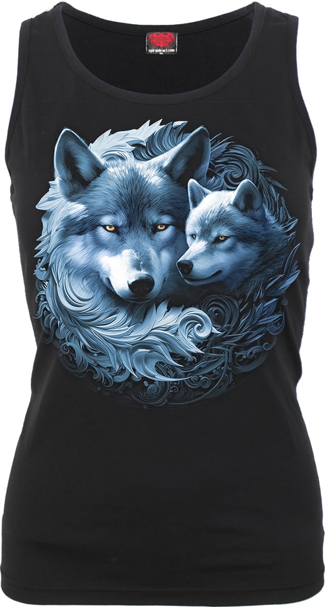 Spiral - Wolf Guardian - Razor Back Top Black - M M