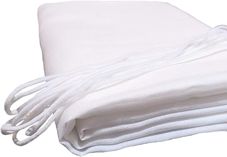 Amazon Goen ダブルガーゼ 生地 無地 コットン 100 きなり 幅155cm 1m 白 ハンドメイド 手芸 Diy 綿 2層 ガーゼ 柔らかい 赤ちゃん用 5m 丸ゴム付き おもちゃ おもちゃ