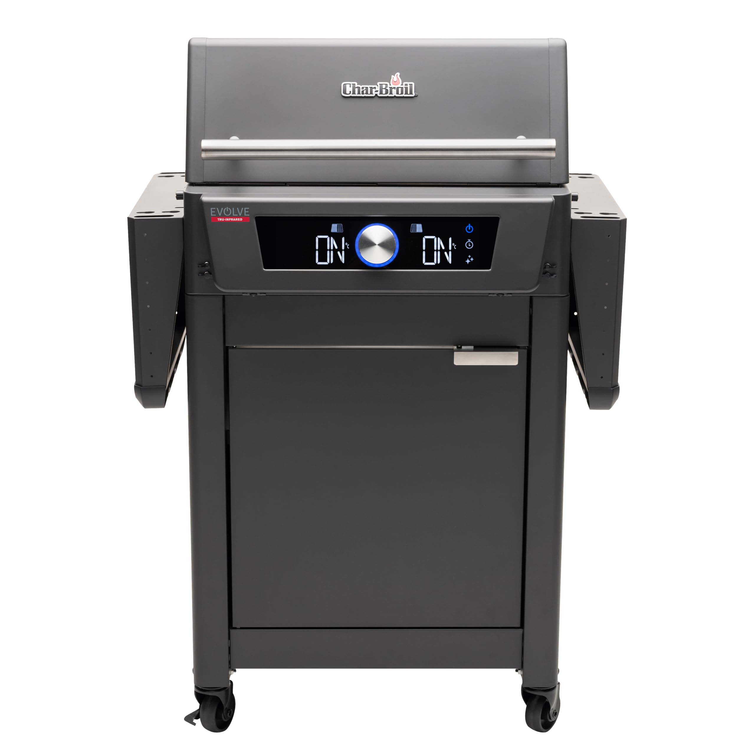 Char-Broil Barbacoa Eléctrico Evolve - Barbacoa con E-Power 90-370°C, control a través de la aplicación, función de limpieza, calor preciso en dos zonas