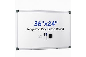 36" x 24" Magnetic White Board Kit