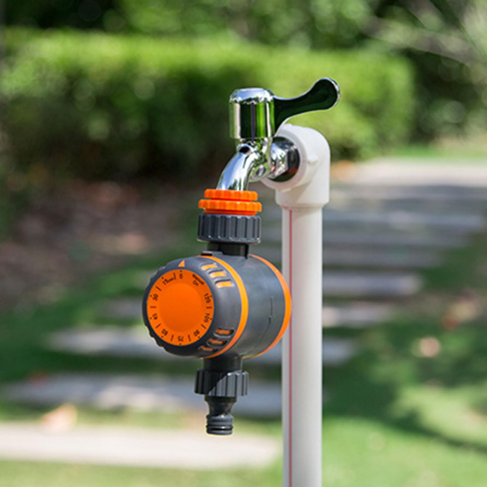 Minuteur pour Tuyau D'Arrosage Extérieur,Contrôleur D'Irrigation Automatique Goutte-À-Goutte 3 Modes,Programmateur d'Irrigation pour Tuyau de Jardin | pour Pelouse Jardin Terrasse Balcon Ferme