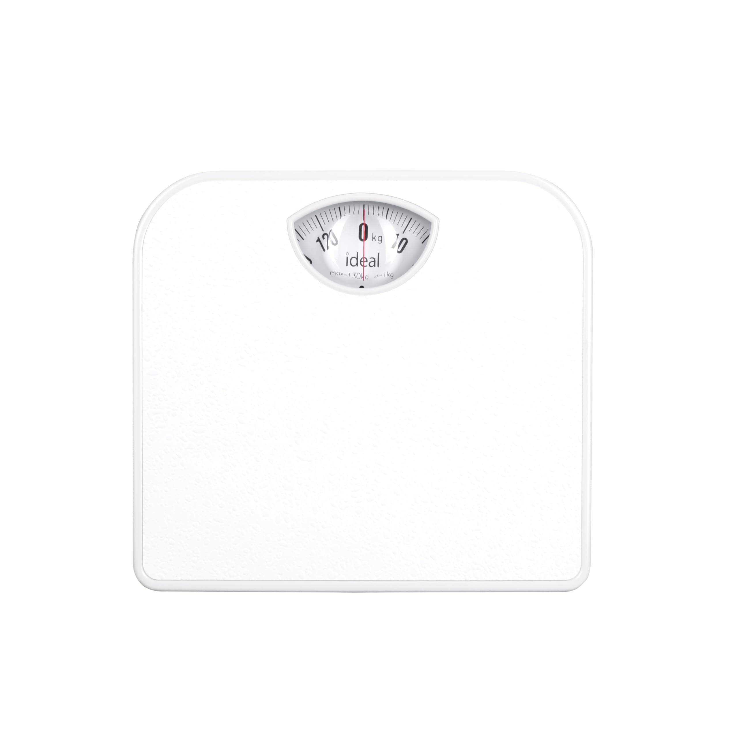 Báscula de baño analógica clásica MECÁNICA PARA 130 KG IZ9201 BLANCO