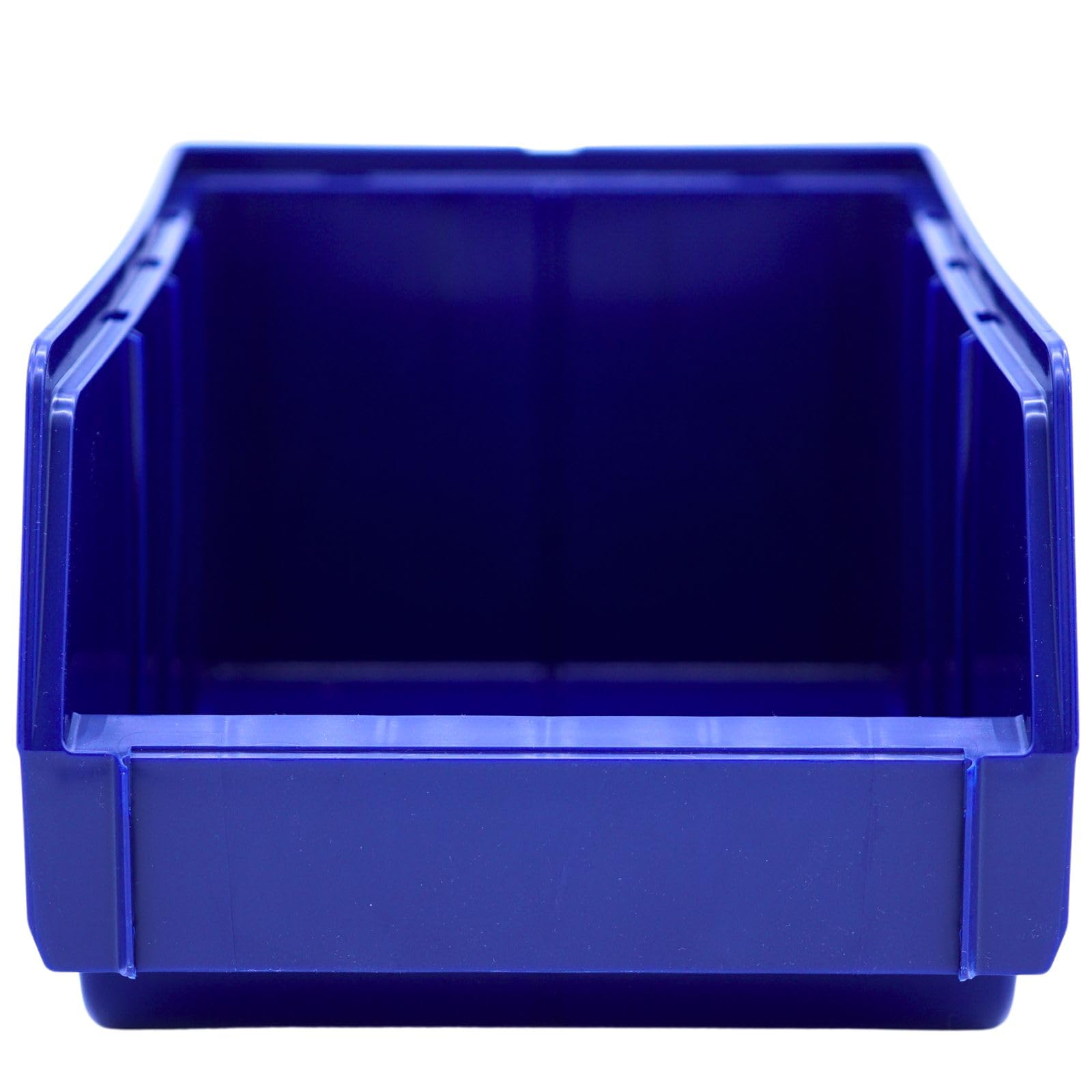 D2D | 10 Stück Sichtbox Größe (L/B/H): 335 x 209 x 152 mm, Polypropylen (PP) - B02 - Farbe: Blau - Stapelbares Schubfach Lagerbox