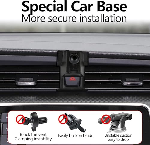 Miniatura 2 de Soporte de teléfono de coche para Nissan Kicks 2018-2024 S SR SV T Accesorios de automóvil, decoración interior, soporte para teléfono celular móvil