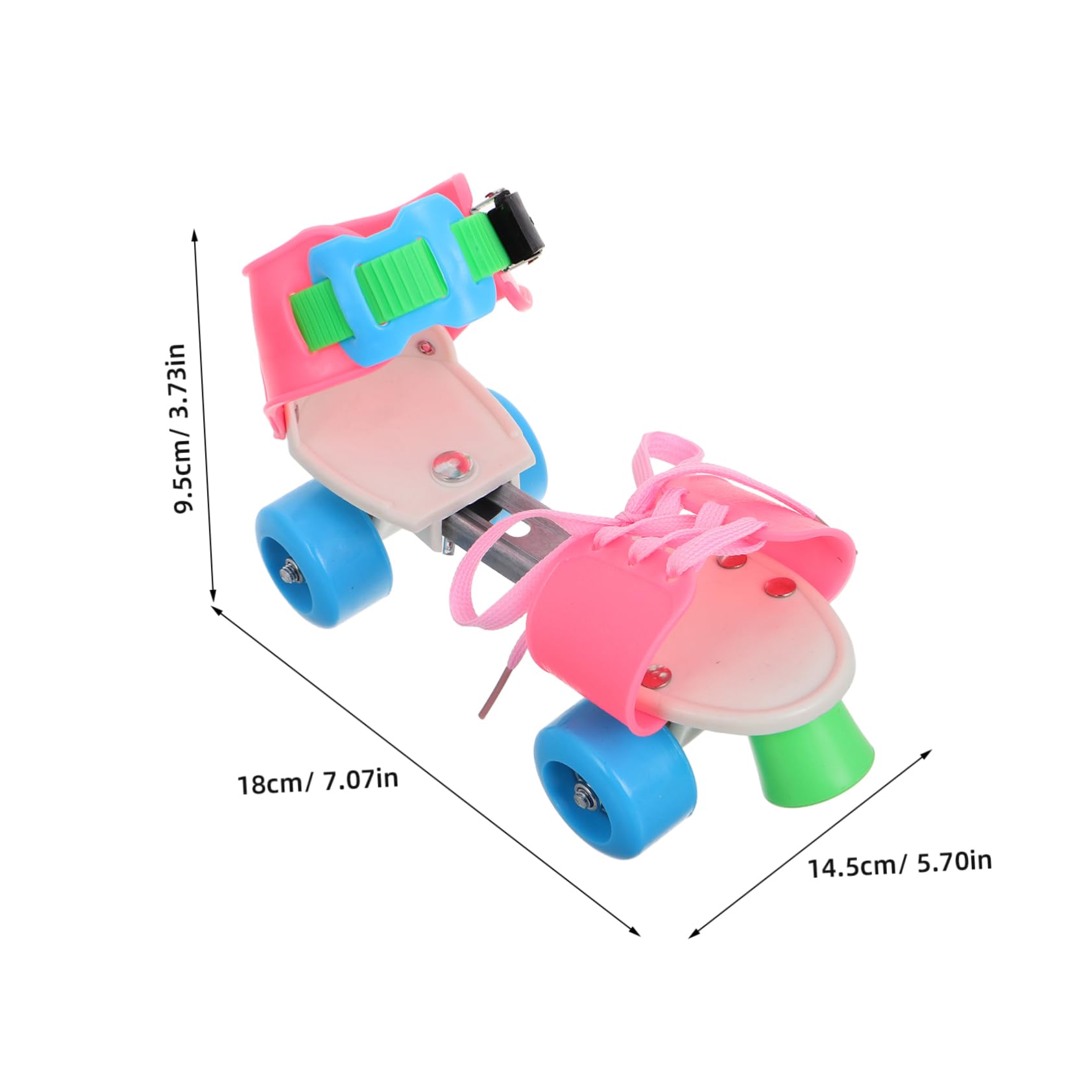 HANABASS Beginner Kids Roller Skates with Expandable Size and Balanced Wheels Toddler Skates for Activities