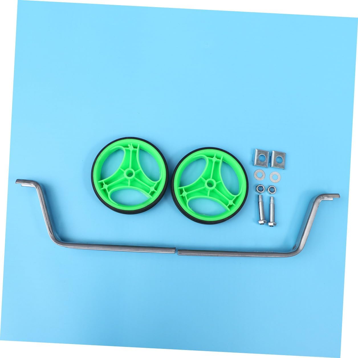 Training Wheels for Bike, 12-20 Inch Mute Balance Auxiliary Wheels with Bracket, Green Cycling Accessories for ’s Bicycle Training