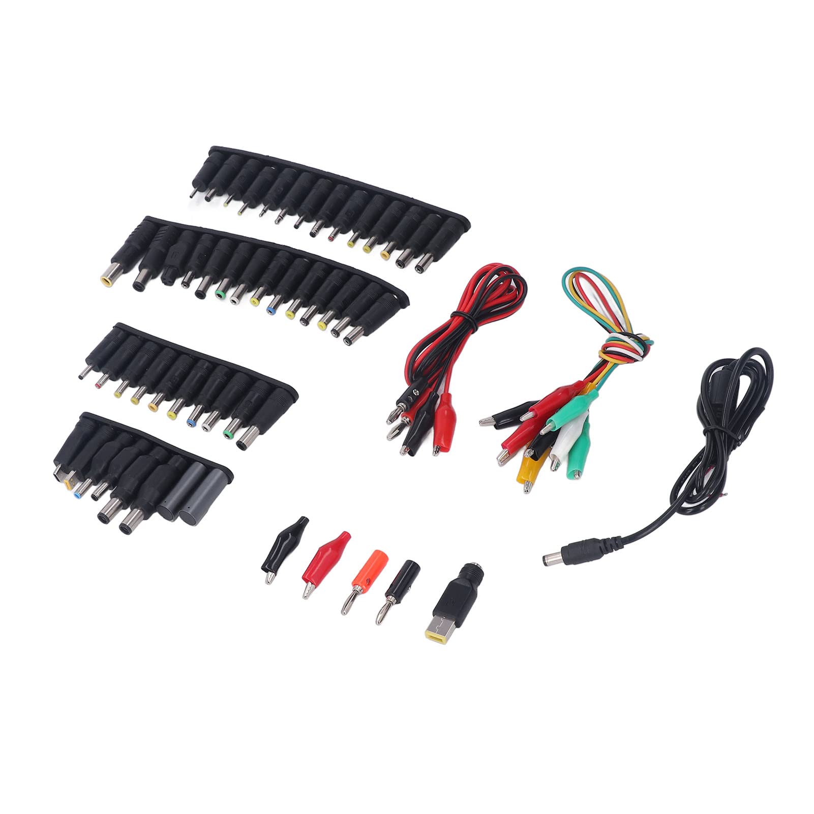 58 Pezzi Universale Connettori per Alimentatori, Presa di Ingresso DC Adattatore di Alimentazione CC per Laptop Jack per PC Portatile e Notebook
