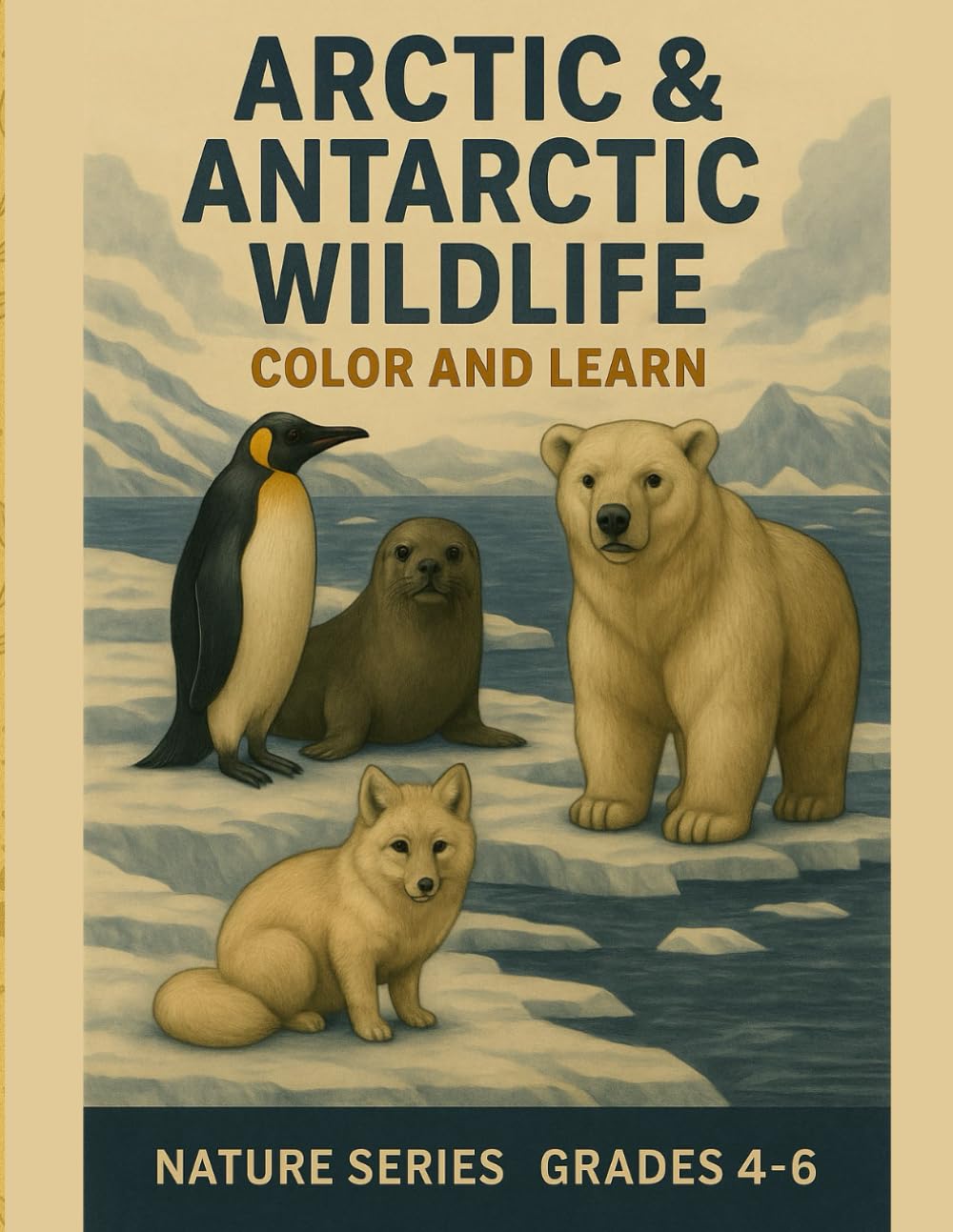 Arctic and Antarctic Wildlife - Color and Learn: Nature Series - Grades 4 - 6