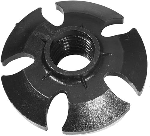 Miniatura 7 de Paquete de 5 cestas de senderismo para bastones de goma, accesorios de bastón de senderismo, cesta de arrastre de barro de nieve, cesta de poste de