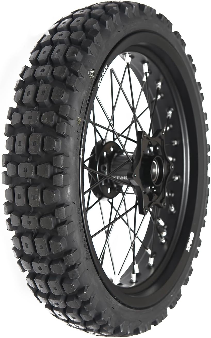DELI TIRE Opona motocyklowa bezdętkowa M+S 130/80-17, tylne koło – opony całoroczne 65 S do Cross Enduro i motocykla turystycznego SB-107 BRUTAL – opony na każdą pogodę TL na kolce – opony zimowe na