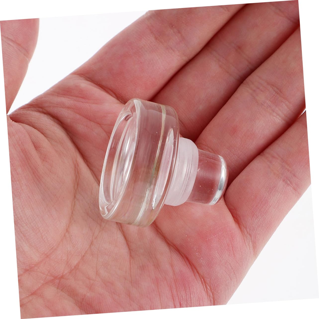 12 piezas Tapón de Vino T-shaped de Cristal de Reutilizables Decorativo y Práctico para Botellas Estándar Preserva y Derrames
