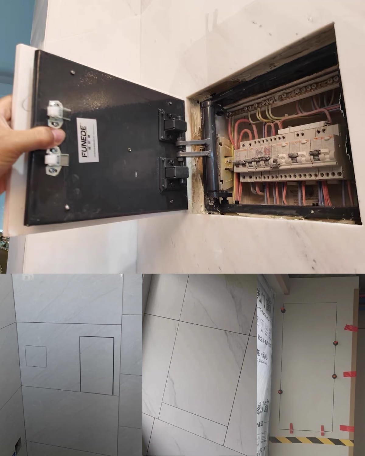 Panel de acceso para paredes, puerta de inspección de montaje empotrado para aplicaciones de fontanería y baño, cubierta de acceso oculta para mantenimiento y reparación