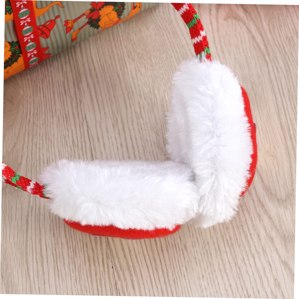 Homoyoyo Santa Ear Muffs for Women Men Christmas Earmuffs Ear Covers One Size Fits All