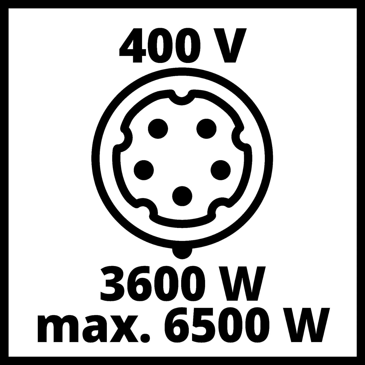 Einhell Generador eléctrico (gasolina) TC-PG 65/E5 (potencia permanente 3,2 kW a 230 V y 3,6 kW a 400 V, 13 A corriente nominal a 230 V, 25 L depósito para gasolina super E5)