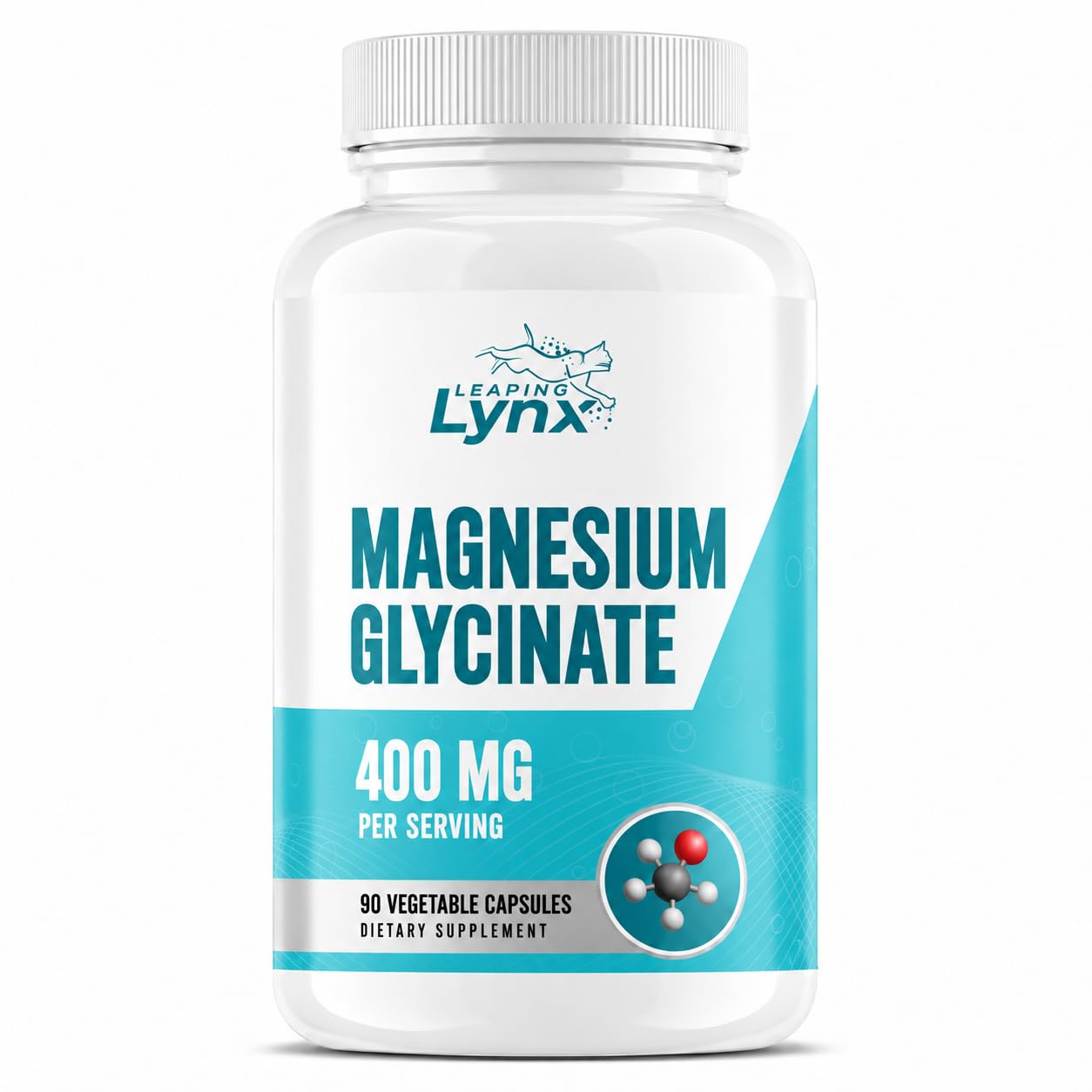 Magnesium Glycinate 400mg – Chelated Magnesium Bisglycinate Supplement for Sleep, Relaxation, Muscle, Nerve & Heart Health Support – High Absorption, Non-GMO, 90 Capsules, 90-Day Supply
