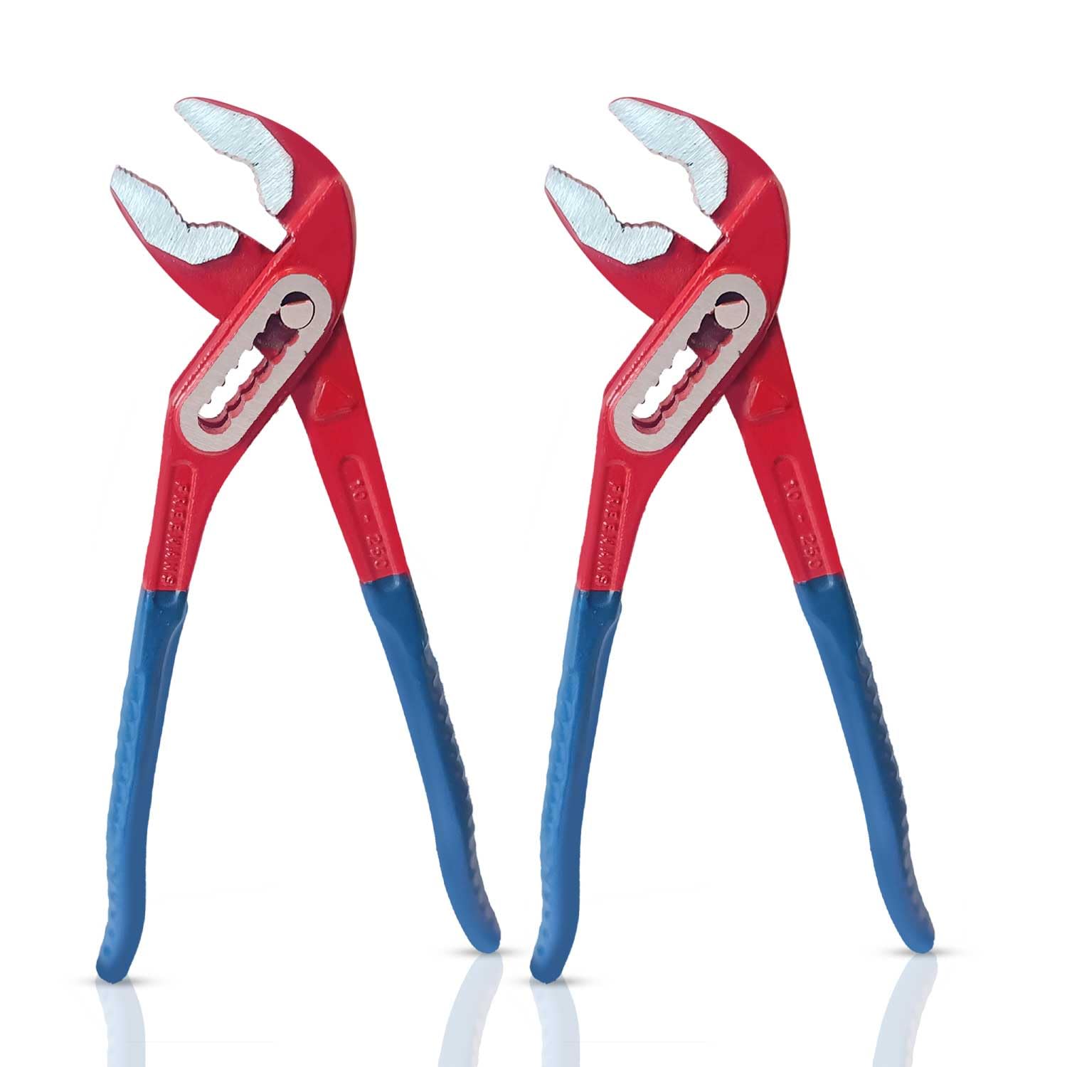 FREEMANS WBJ10 10"/250mm Box Joint Alloy Steel Water Pump Plier || Drop forged With Epoxy Dip Sleeve || Induction Hardened Jaws || Drop Forged - Red & Blue (Pack of 2) (B07NQDVB19) Amazon Price History, Amazon Price Tracker
