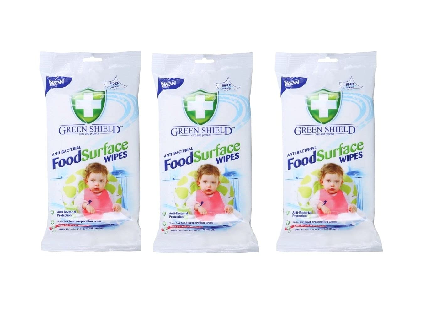 Greenshield Food Surface Wipes Pack of 3 (B094Y1S98Q) Amazon Price History, Amazon Price Tracker