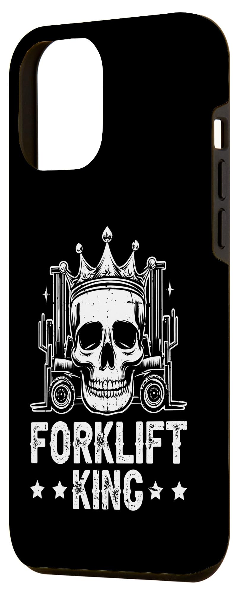 iPhone 13 Pro Max Forklift Operator Skull Forklifter Warehouse - Forklift King Case - Image 2