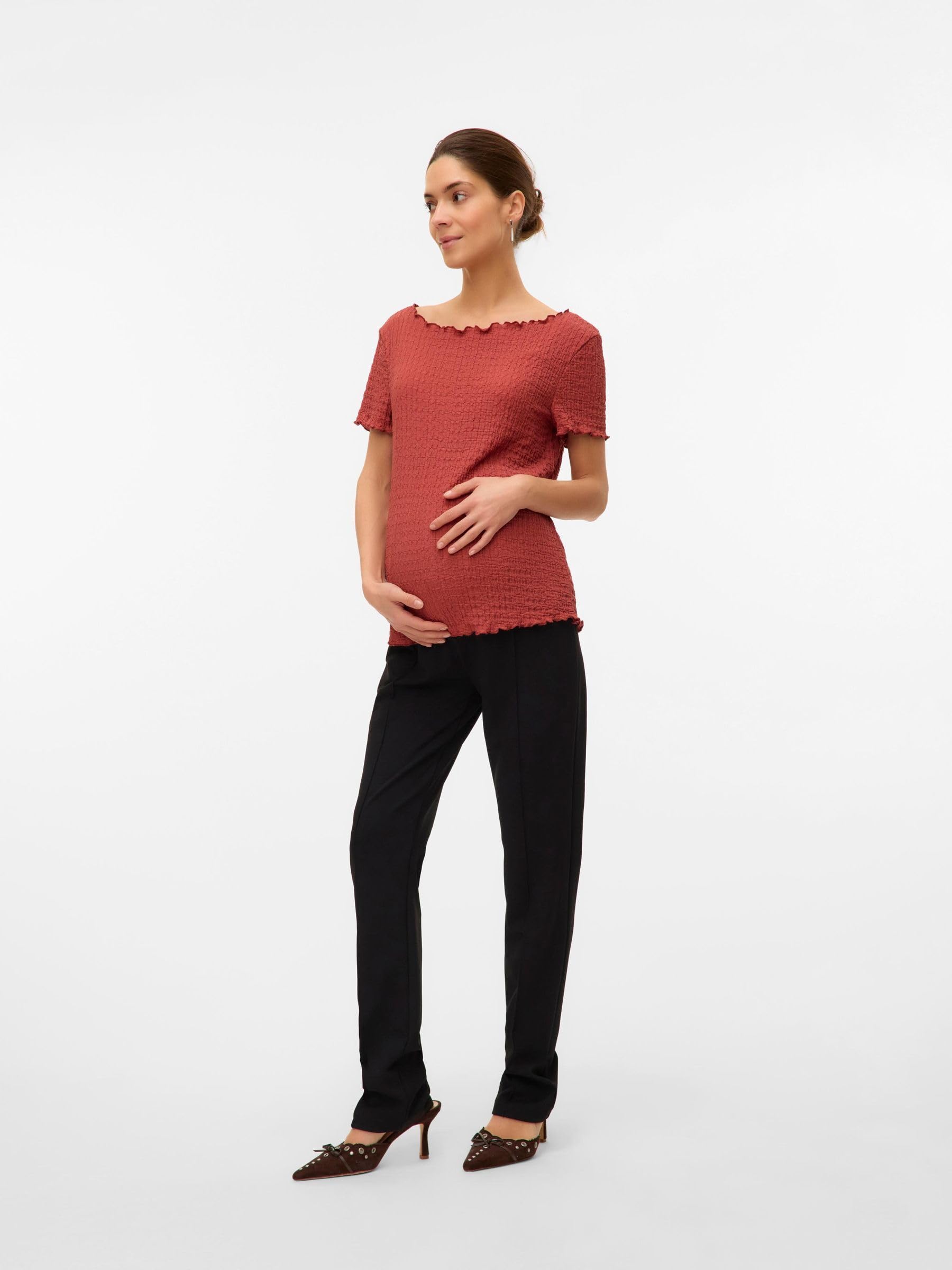 MAMALICIOUS Female Hose Normal geschnitten Hohe Taille Hosen | Trousers