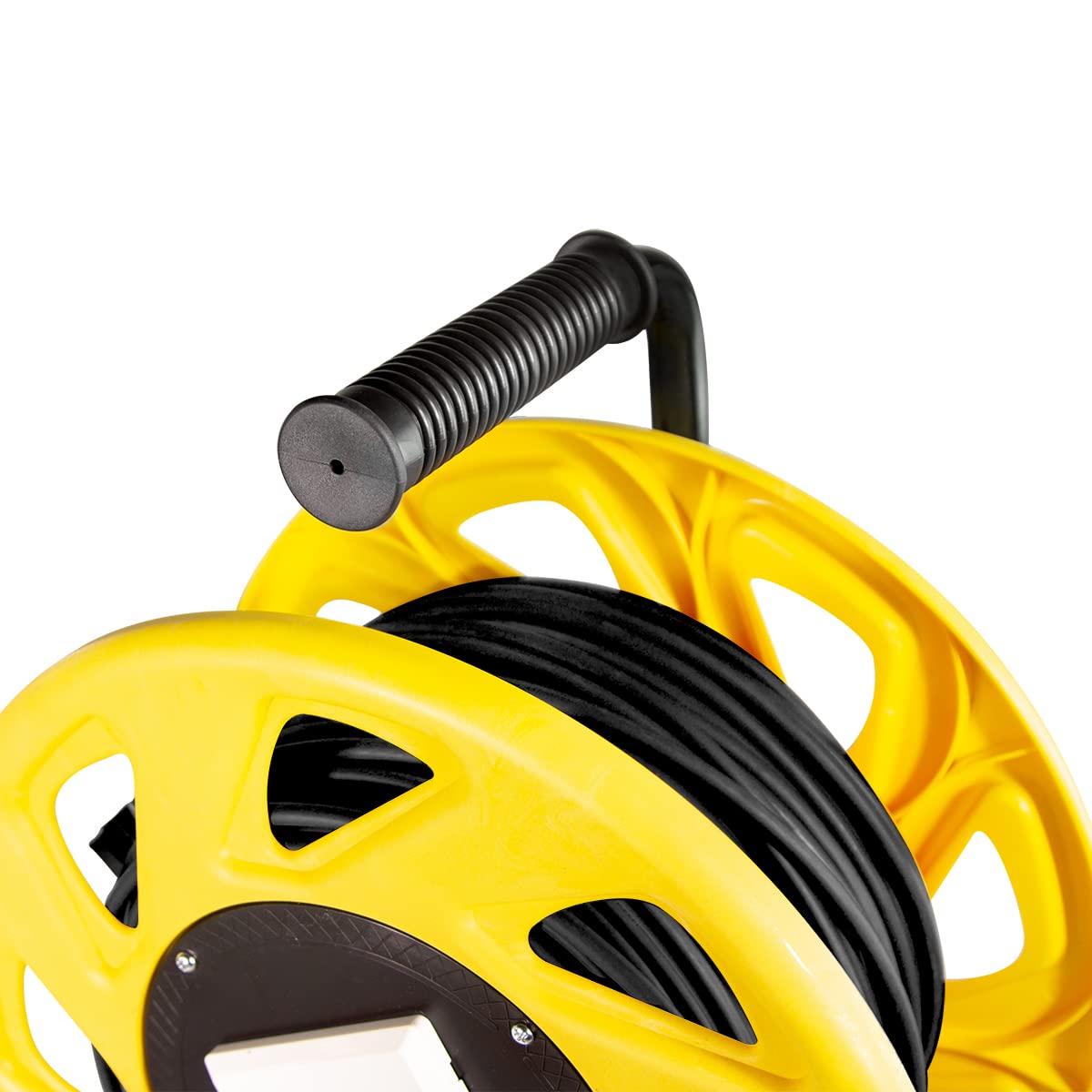 LogiLink Enrouleur de câble mobile Cat.7 avec blindage S/FTP, gaine TPE pour une utilisation en intérieur et en extérieur, 60 m