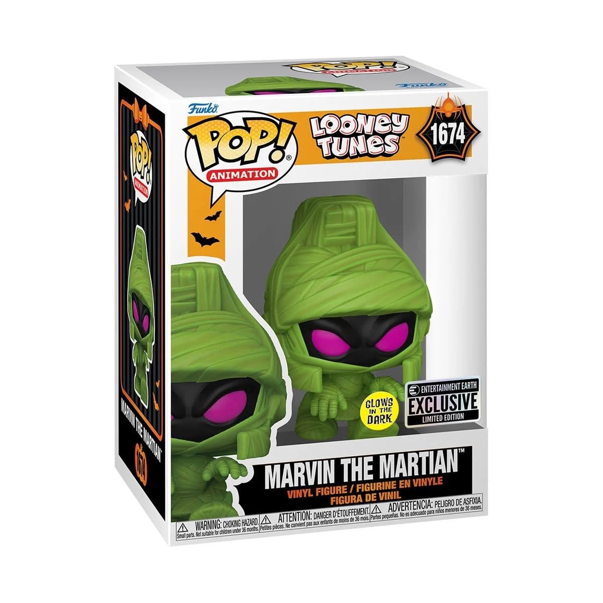 Looney Tunes - Marvin the Martian (Mummy) GITD Pop Vinyl - EE Excl.