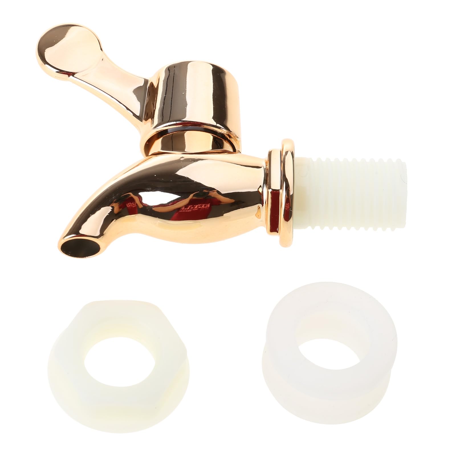 NMOWYBPY Quick Setups Golden Tone Wine Barrels Valves Leak Proof Gold Coated Wine Barrels Faucet for Entertaining & Commercial Festive Celebration Accessory