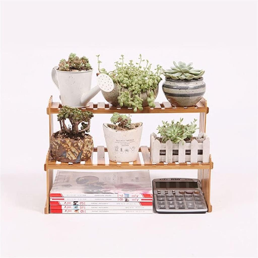 Plant Shelf Flower Display Stand Wood Storage Rack Garden Organizerstorage Shelf