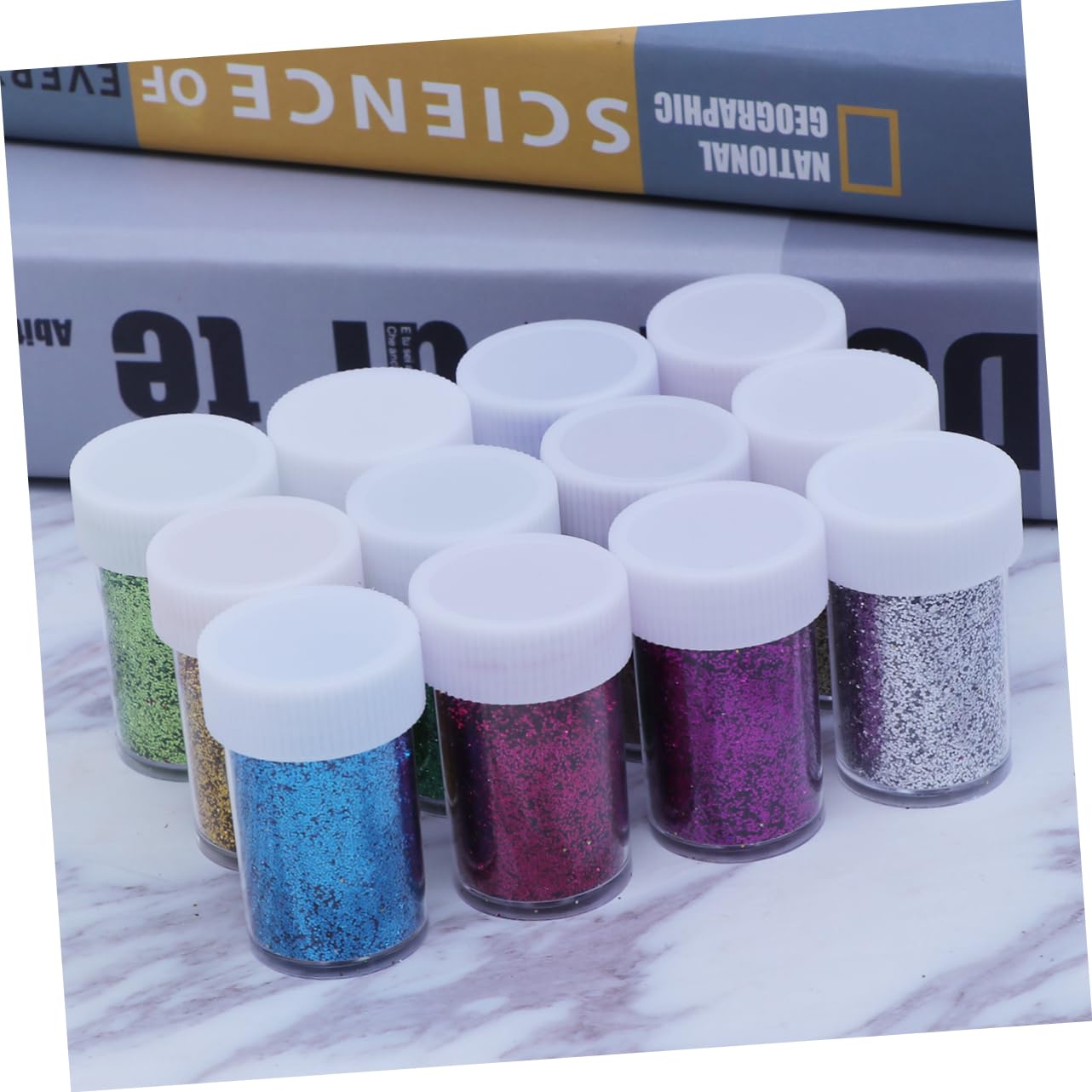 NUOBESTY 2 Piezas De 12 Lentejuelas Holográficas Con Purpurina Hechas A Mano Para Proyectos De Manualidades Infantiles Y Decoración.