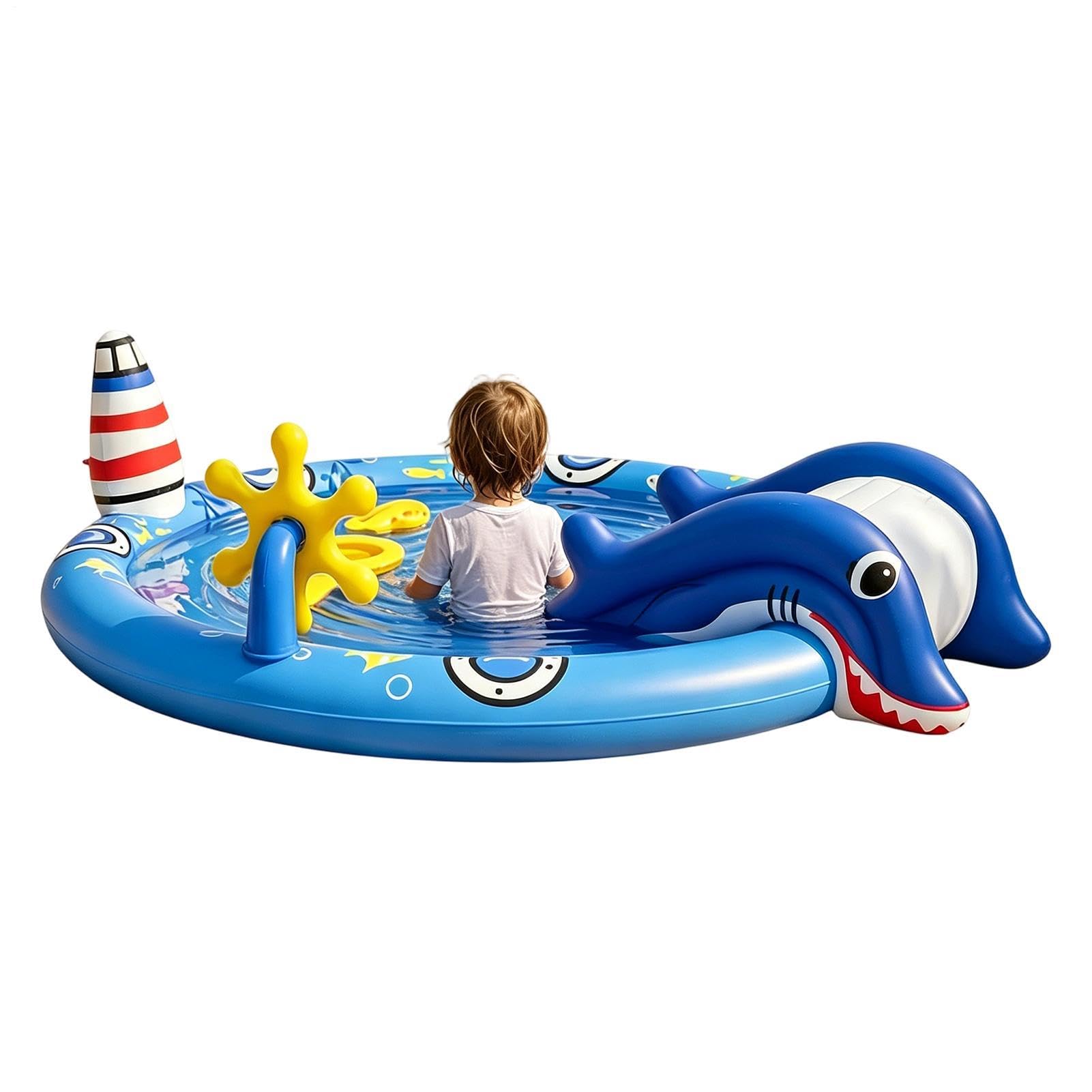Piscina Gonfiabile Bambini Tappeto d'Acqua Gonfiabile e Divertente | all'aperto per bambini Per Giardino Esterno Prato Patio Deck Giochi Casa Scuola Vacanza