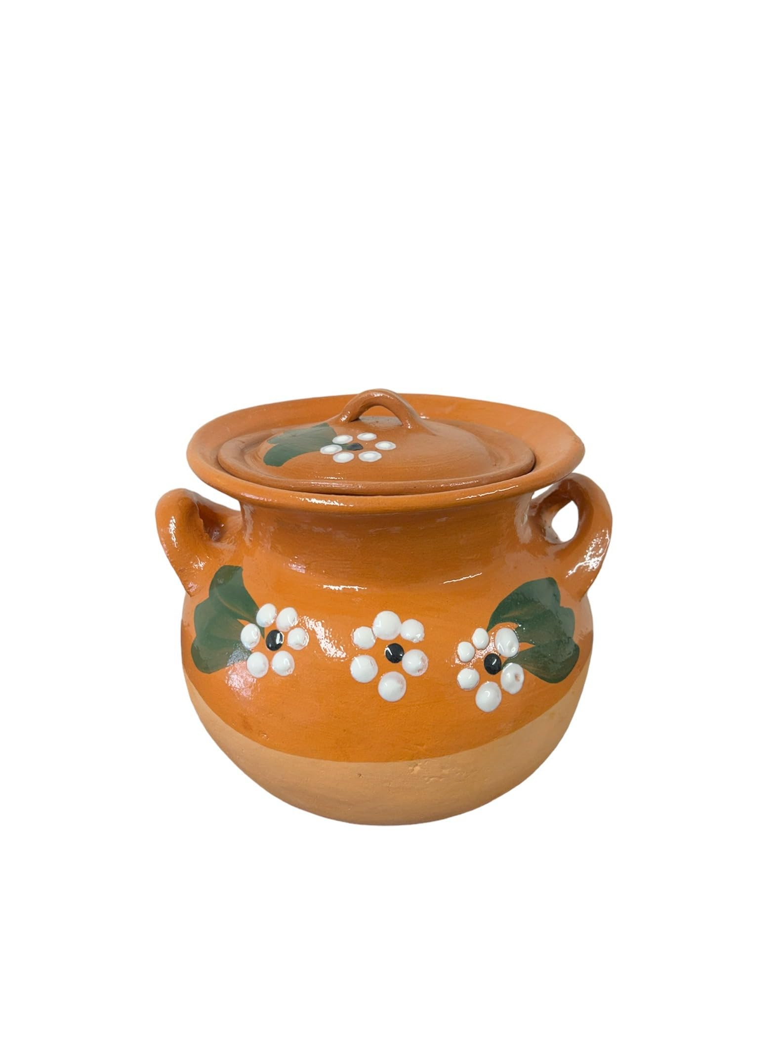 Generic Mexican Clay Bean Pot Olla De Barro Frijolera W