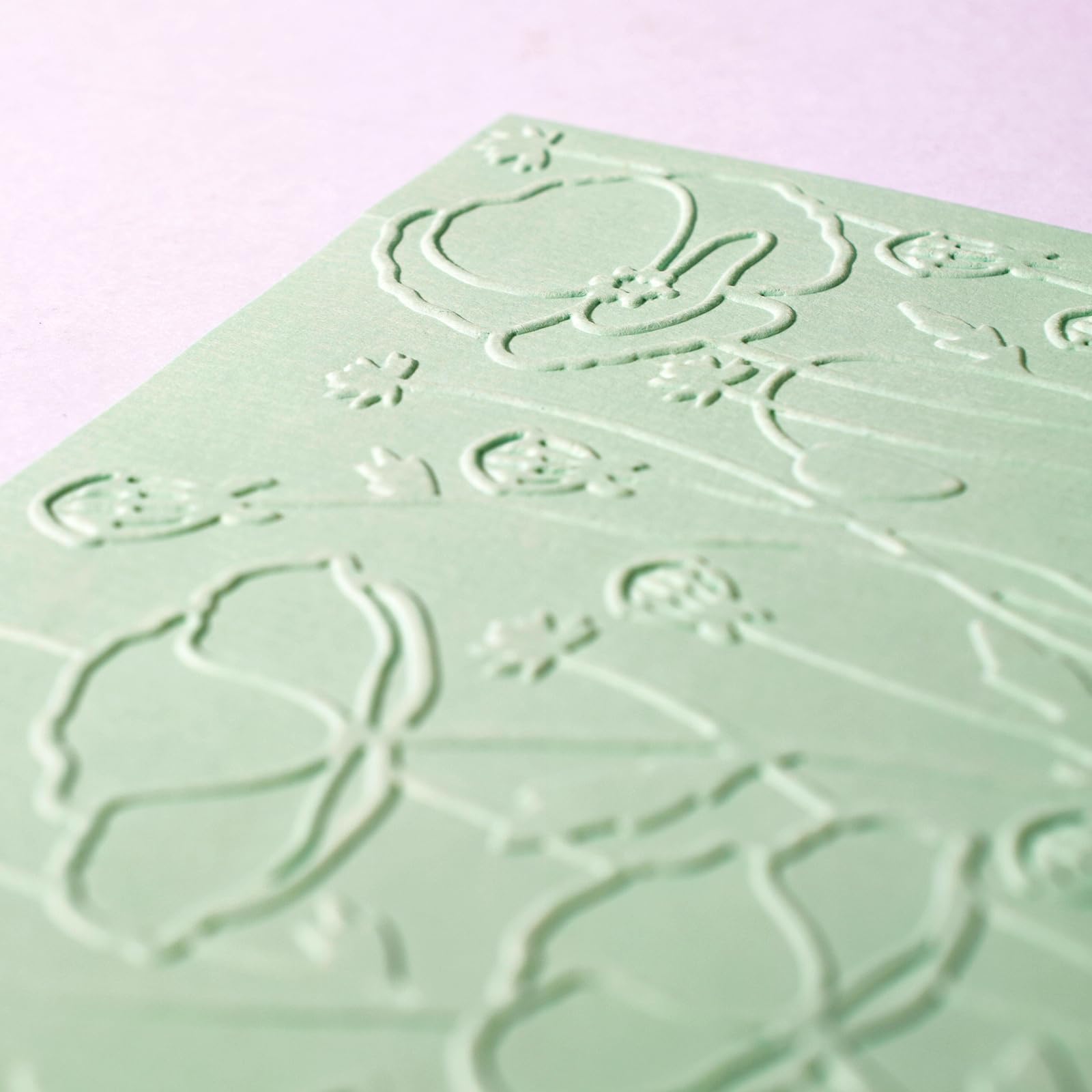Vaessen Creative Carpeta de Embossing, Campo de Amapolas 14,6 x 10,8 x 0,5 cm, 1 pieza, para Tarjetas de Cumpleaños, Tarjetas de Nacimiento, Tarjetas de Navidad y Manualidades con Papel