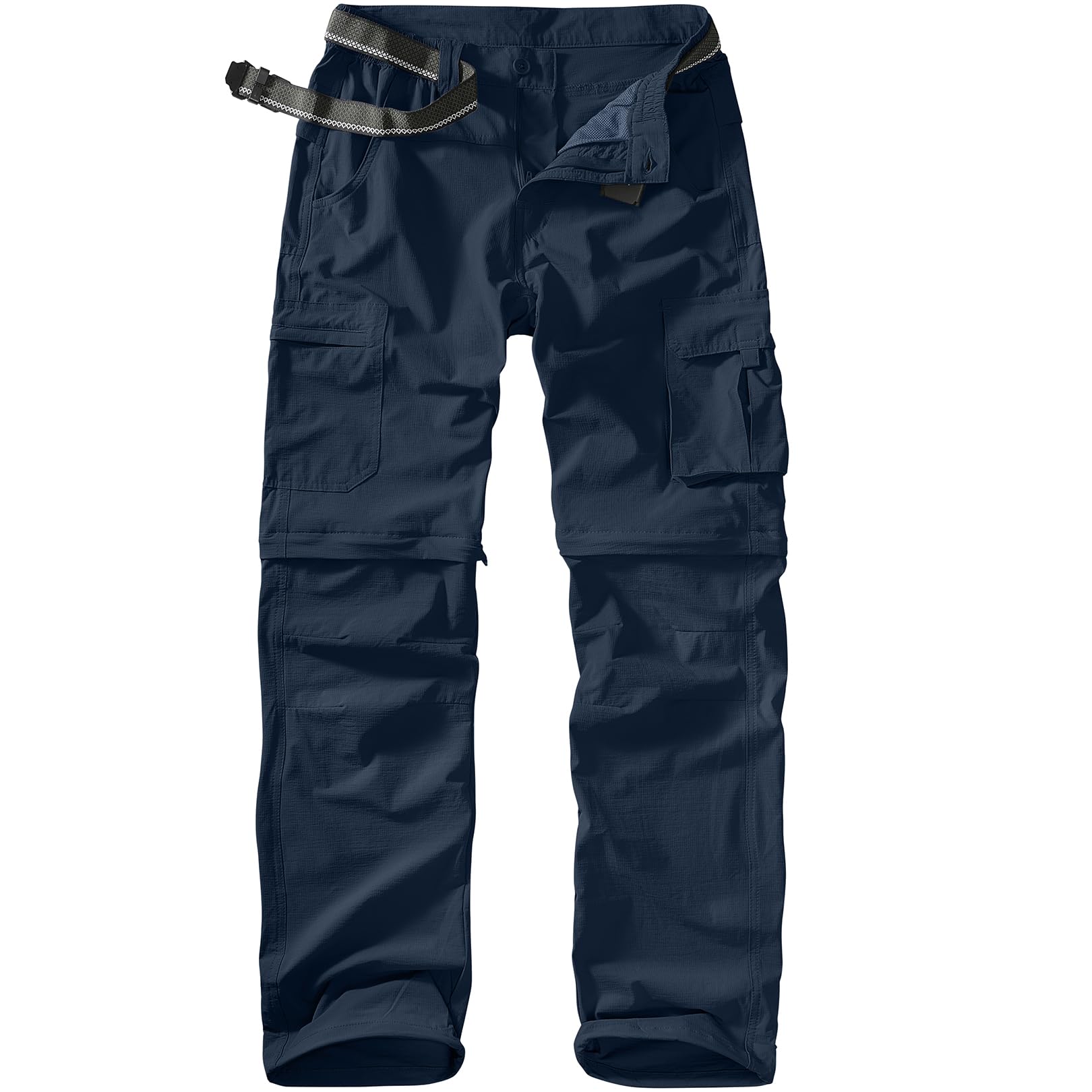 Men's Outdoor Quick Dry Convertible Lightweight Hiking Fishing Zip Off Safari Trousers