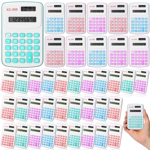 Calculadoras pequeñas Copkim de 8 dígitos para organizar las cuentas del hogar y tareas escolares