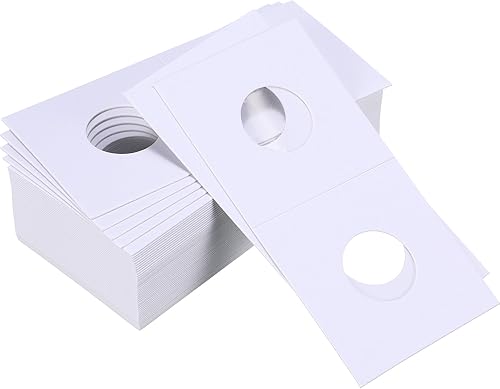 Miniatura 4 de Hicarer 300 piezas de cartón para monedas, surtido de mega surtido, 2 x 2 pulgadas para suministros de colección de monedas (0.807 in para tamaño