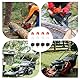 lasuroa 12stk 188-512-1 Snap-in-Vergaser-Ansaugballpumpe und Ansaugball, Ersatz für Kleine Motoren Poulan Echo Ryobi Homelite Bolens für Husqvarna Craftsman-Kettensäge Walbro-Trimmer(Klar+Rot)