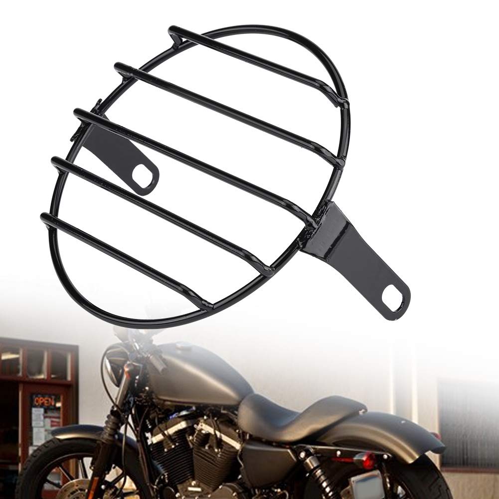 Custom Motorcycle Headlight Grills for Café Racers | Stylish & Durable Protection