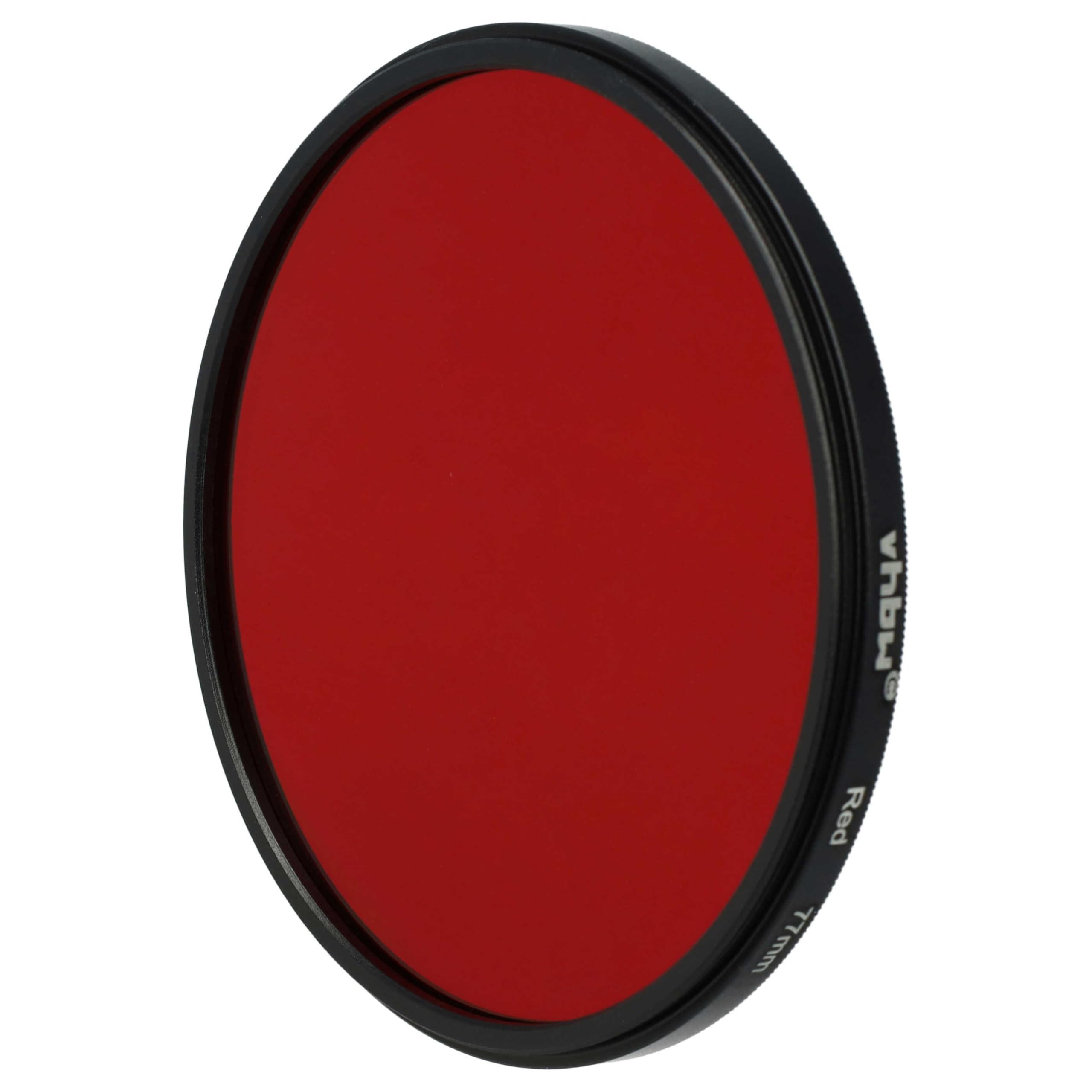 vhbw Universal Farbfilter rot für Kamera Objektive mit 77mm Filtergewinde | Rotfilter