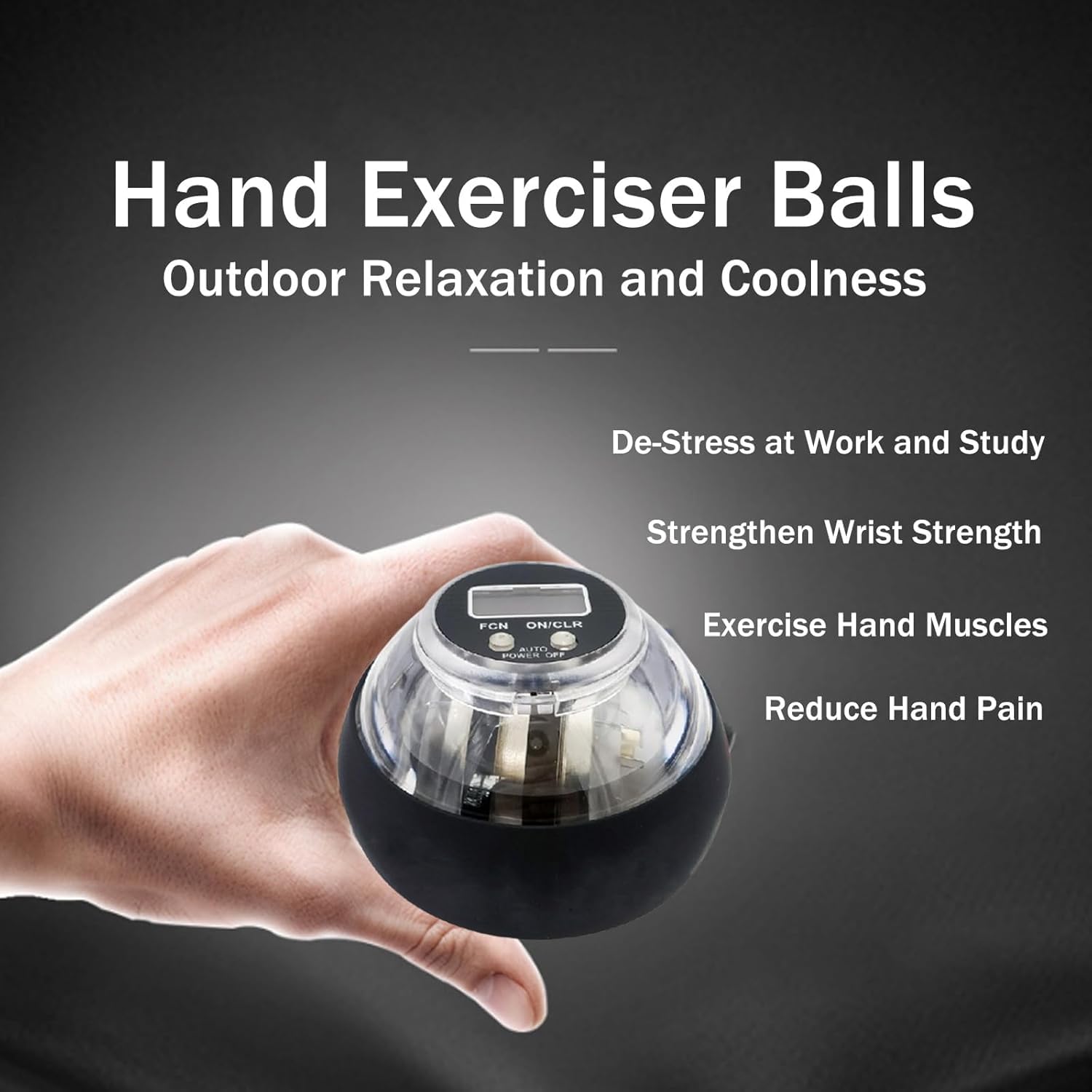 Torqueball Esercizio Polso - Power Ball Giroscopio Auto-Start Mano