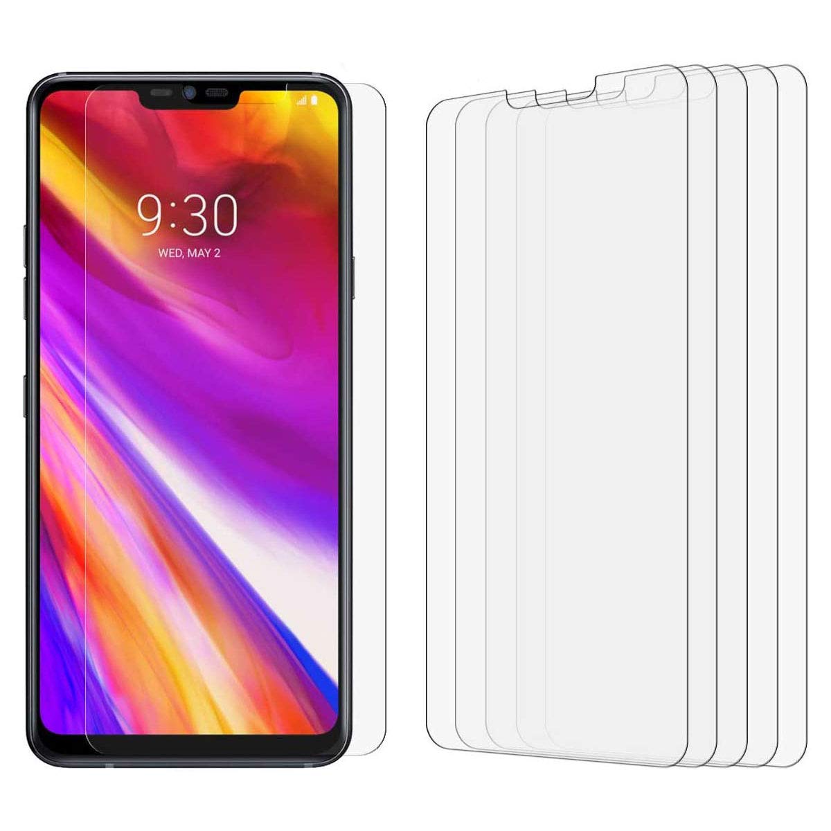 2-Pack Hydrogel Screen Protector For LG G7, G8, G8s, V-Series - Full Coverage, Anti-Scratch