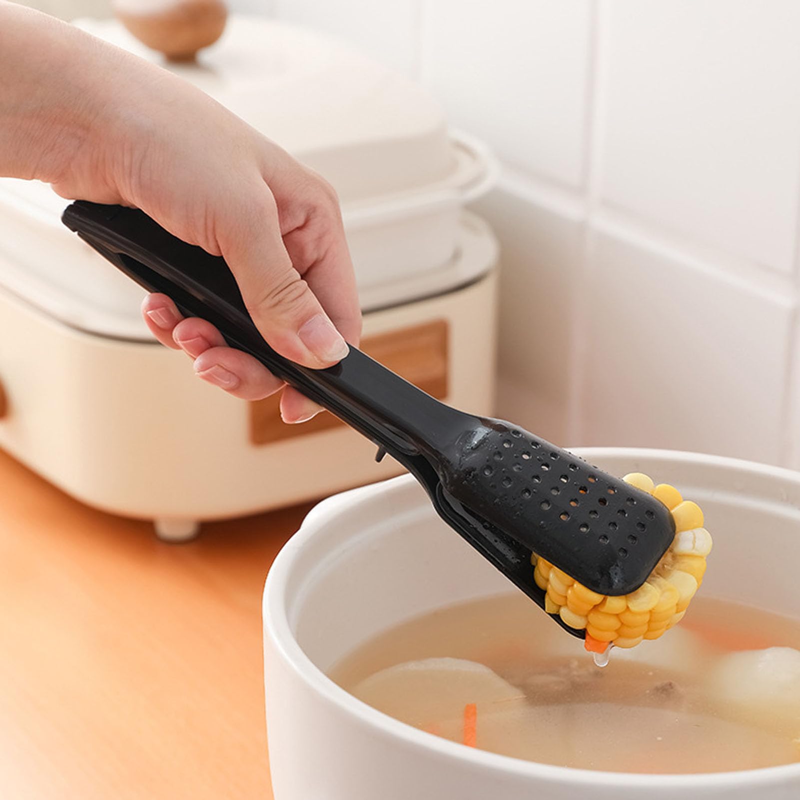 Kitchen Tongs for Cooking, 3Pcs Heat Resistant Tongs for Serving Food Detachable Salad Tongs Kitchen Grill Tongs Plastic Utility Tongs Reusable Serving Tongs for Cooking BBQ Baking