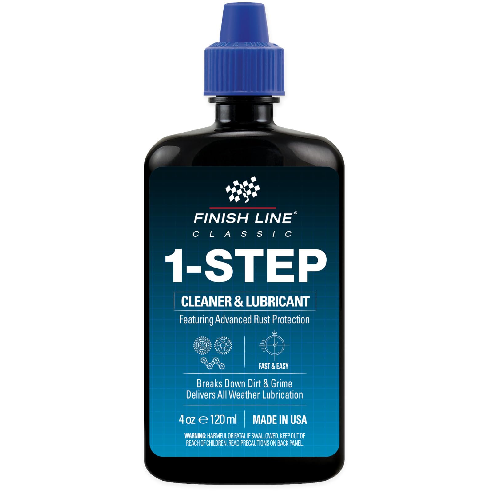 Finish Line 1 Step Bicycle Chain Cleaner & Lubricant 4oz Squeeze Bottle Model: M00040101-image-46
