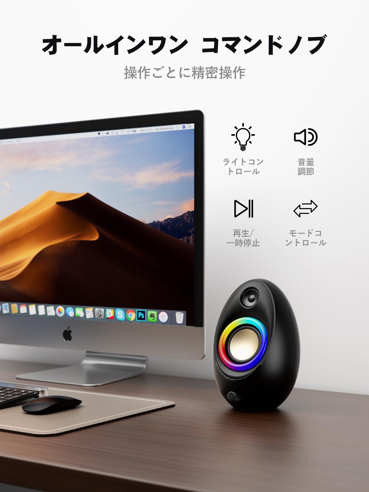 Amazon.co.jp: Bluedee スピーカーPC 20W Bluetooth5.4 USB/USB-C給電