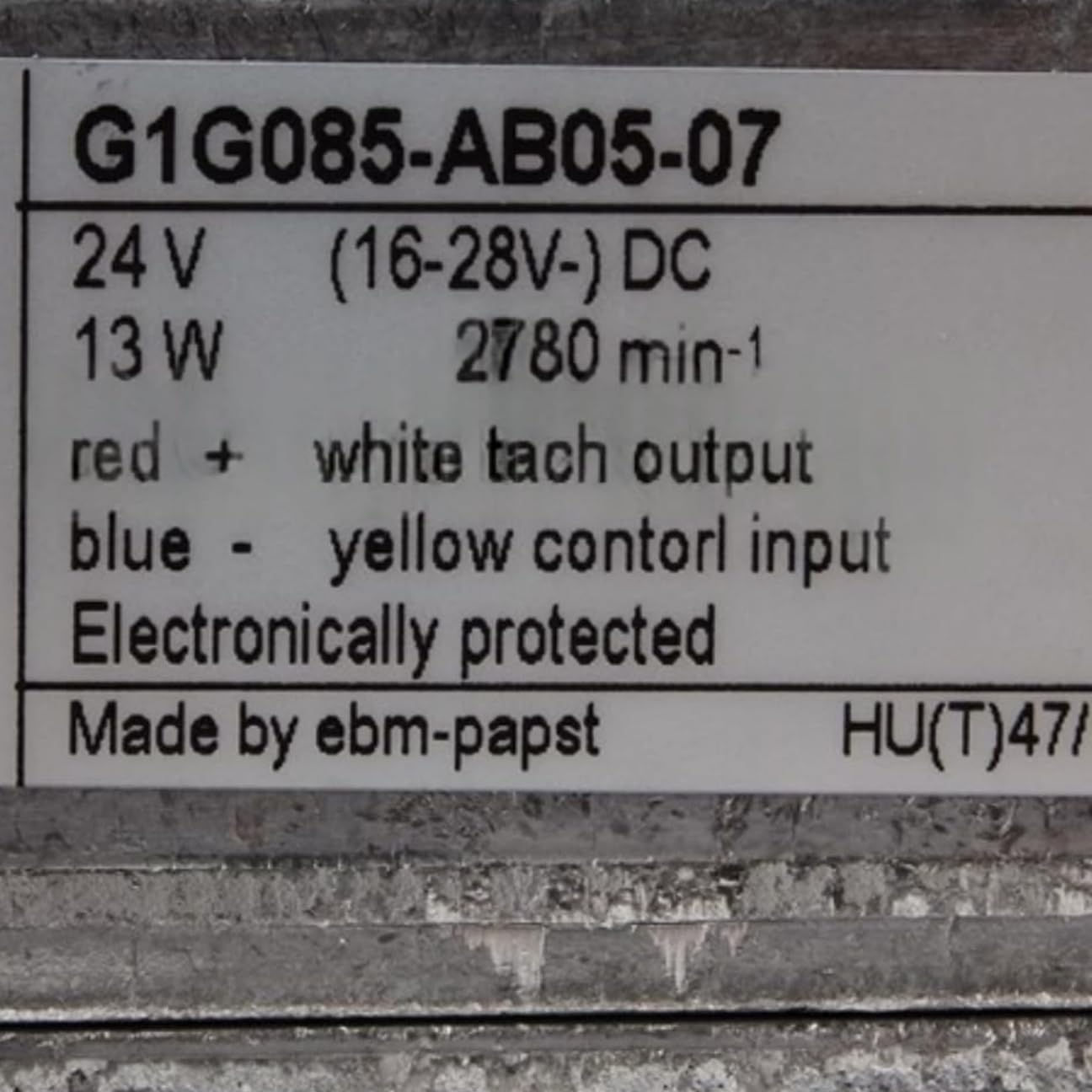 PEQYUACTE G1G085-AB05-07 24V 13W 2780RPM Cooling Fan 85mm