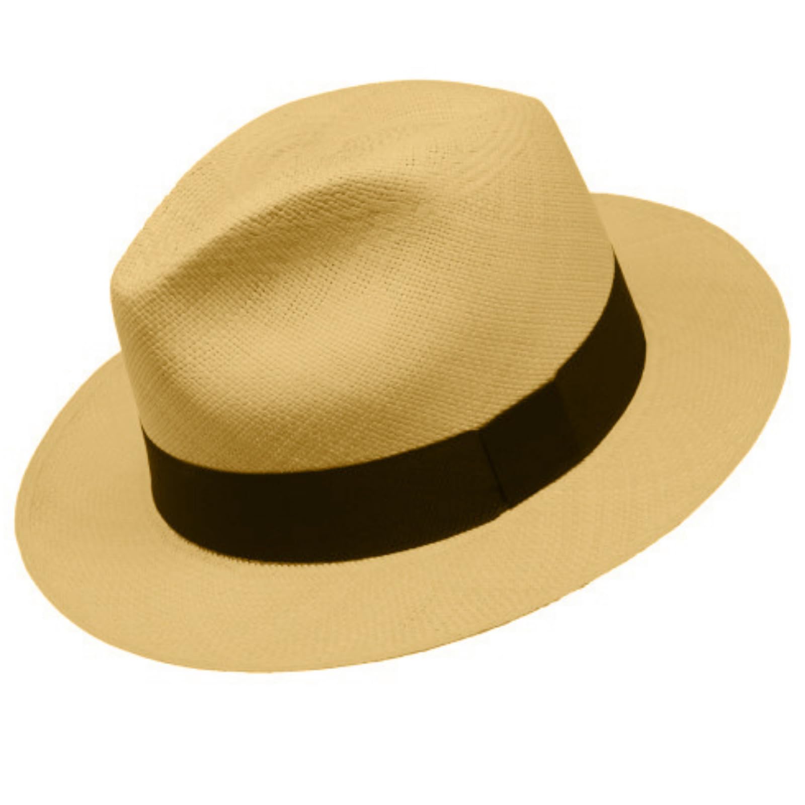 Gamboa Sombrero Panama Hombre y Mujer de Paja Toquilla Original de Ecuador Verano Fedora Playa